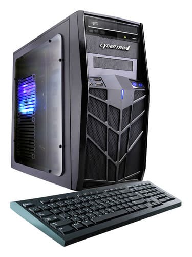 CybertronPC - Trooper Desktop - AMD Athlon II X3 - 8GB Memory - 1TB Hard Drive - Black-Front_Standard
