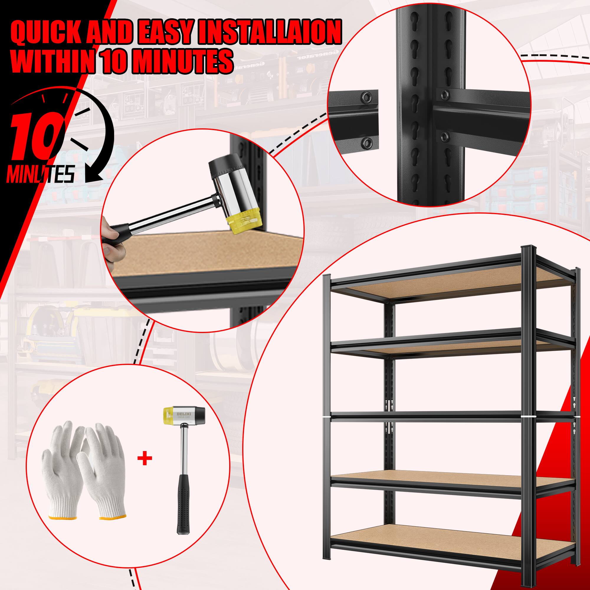 QUICK AND EASY INSTALLATION WITHIN 10 MINUTES

10 MINUTES