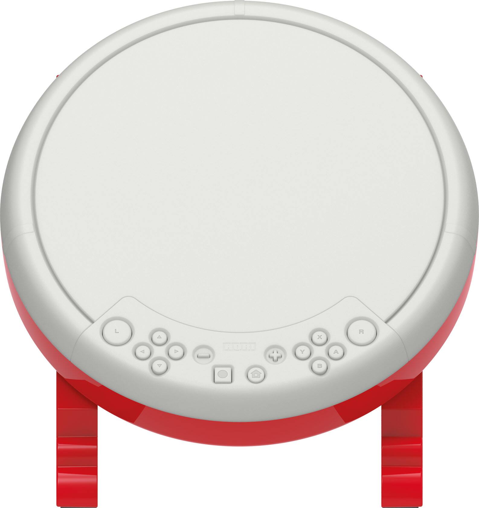 Left. Hori - Taiko no Tatsujin Drum Controller for Nintendo Switch - White.