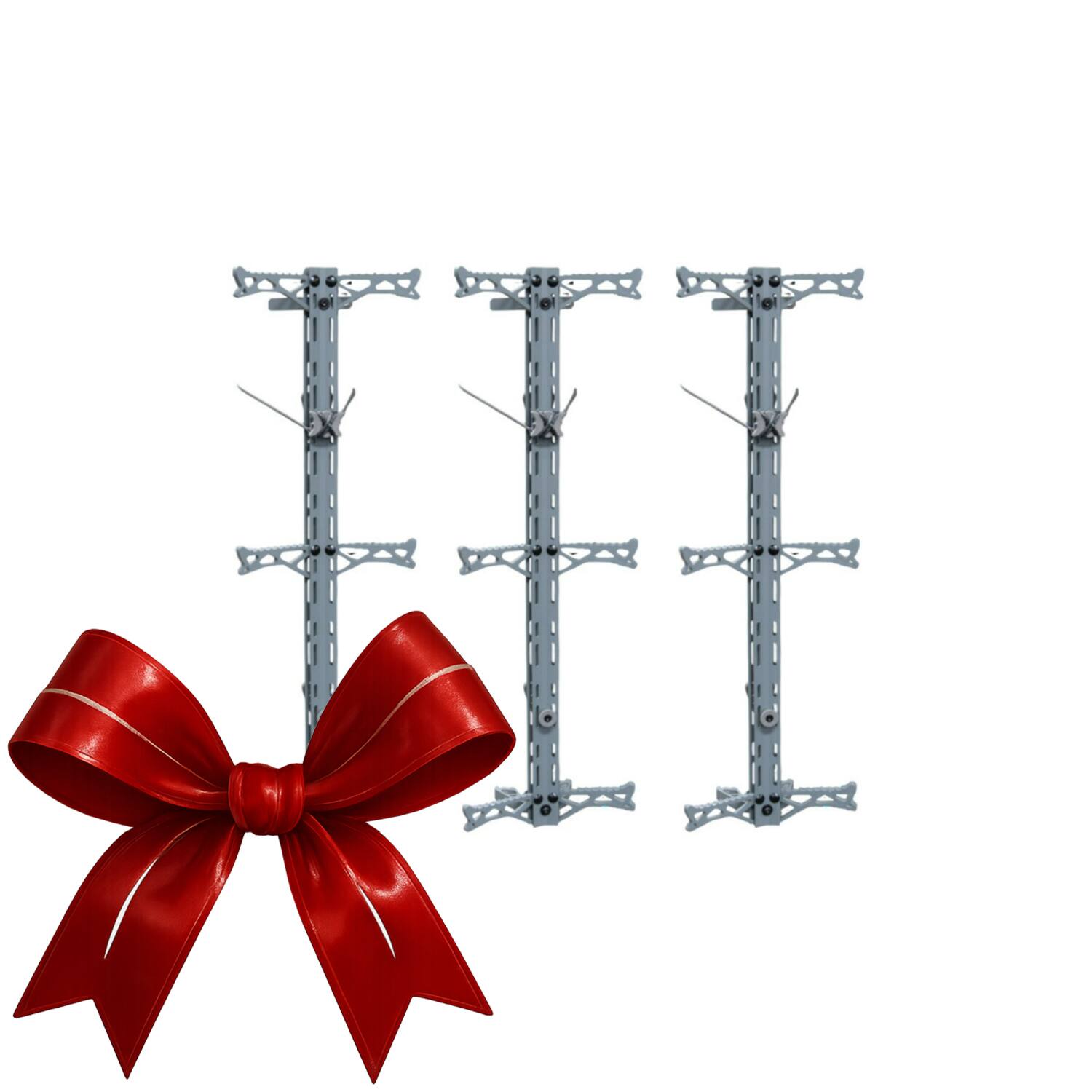 Angle. Hawk - Hawk Hunting Helium 30 Inch Gen 2 Climbing Stick with Helium Rope 3 Pack - Gray.