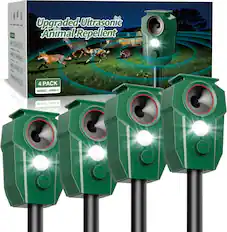 Upgraded Ultrasonic Animal Repellent
4 PACK
MODEL: AR02-C
MODEL: AR02-C