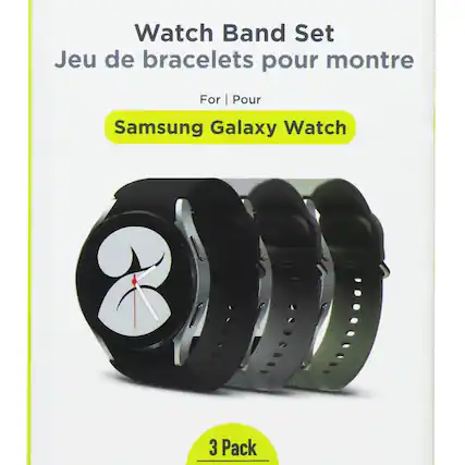 Watch Band Set
Jeu de bracelets pour montre
For | Pour
Samsung Galaxy Watch
3 Pack