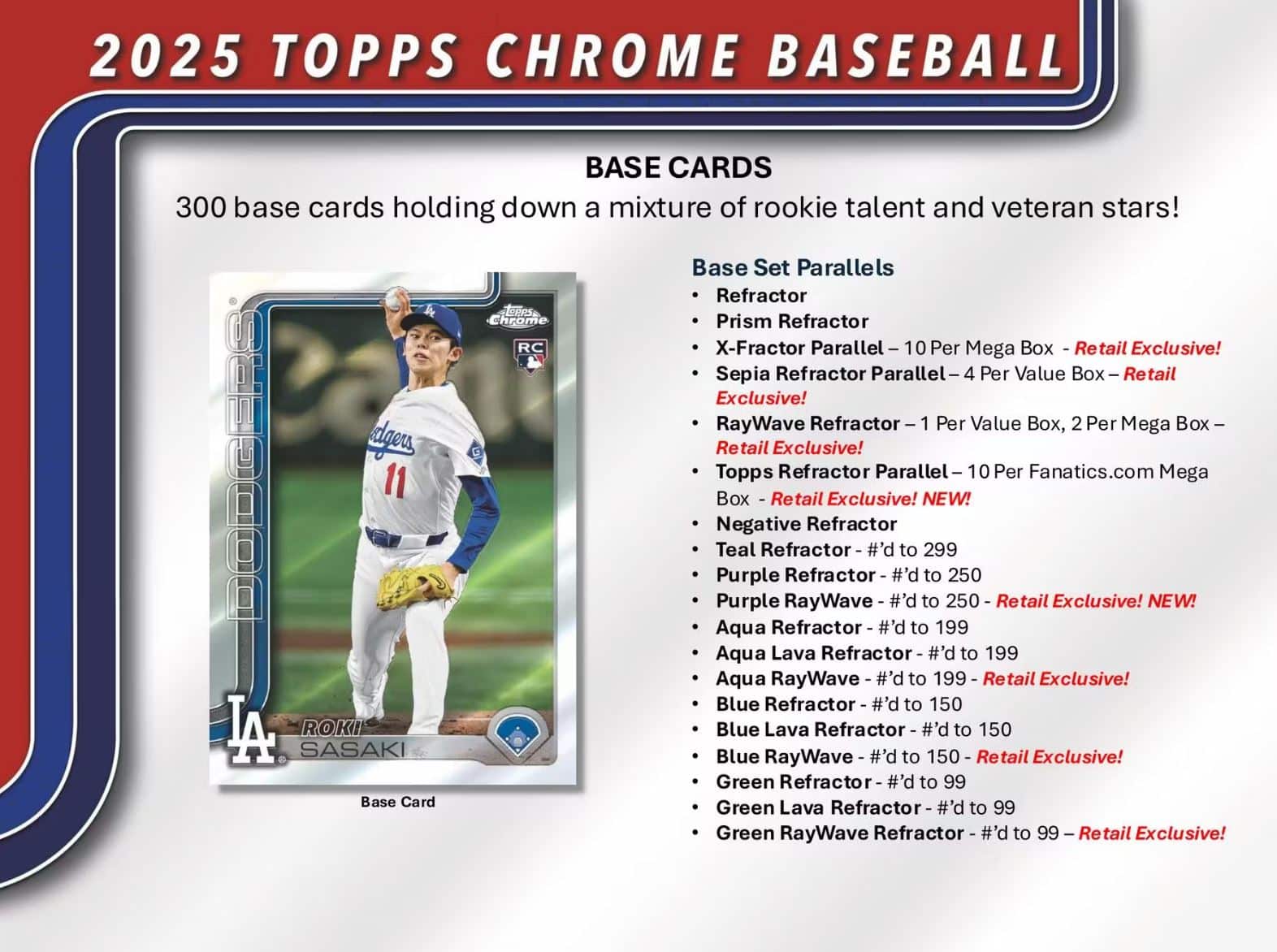 2025 Topps Chrome Baseball Mega Box - Best Buy