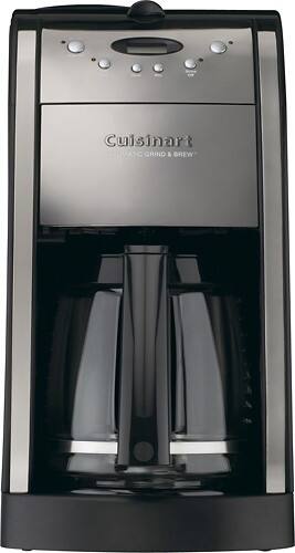 Front Standard. Cuisinart - Refurbished Grind and Brew 10-Cup Thermal Coffeemaker - Chrome.