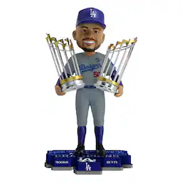 Mookie Betts Los Angeles Dodgers Back-to-Back World Series Champions 8" Bobblehead