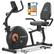 Angle. MERACH - New MERACH S23 Recumbent Exercise Bike Indoor Magnetic Stationary Bike Bluetooth - Black.