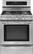 Front Standard. KitchenAid - Architect Series II 30" Self-Cleaning Freestanding Gas Convection Range - Stainless-Steel.