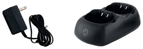 Front Standard. Motorola - Desktop Dual-Charging Base for Motorola MT and MU Series Radios.