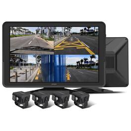 myGEKOgear - GekoGear Orbit T100 4 Channel Dash Cam for Commercial Truck - Black
