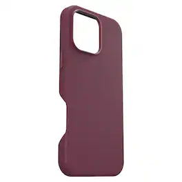 OtterBox - Symmetry Cactus Leather Series Hard Shell for MagSafe for Apple iPhone 16 Pro Max - Maroon Bells