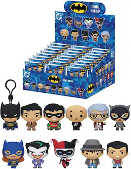 Monogram - Batman: The Animated Series - Series 1 - 3D Foam Bag Clip Blind Bag - 24pc PDQ Display - COLLECTIBLES - Multicolor