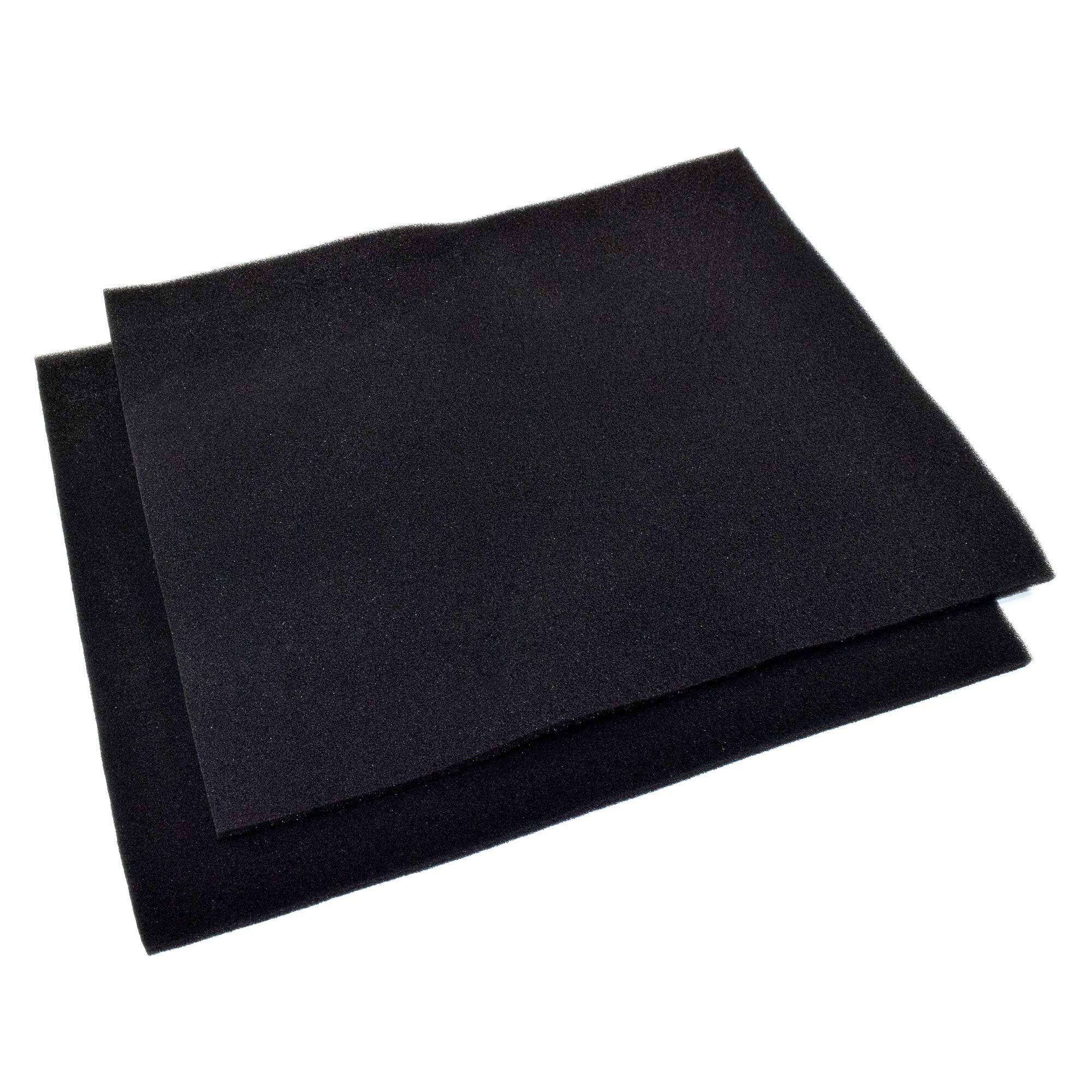 Alt View 2. HQRP - 2-Pack Activated Carbon Pre-Filter for Vornado AC300, AC350, AC500, AC550 - Replaces MD1-0023.