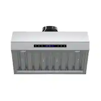 Forno Appliances - 30 inches - Externally Vented - Wall Range Hood - Silver - Front_Zoom