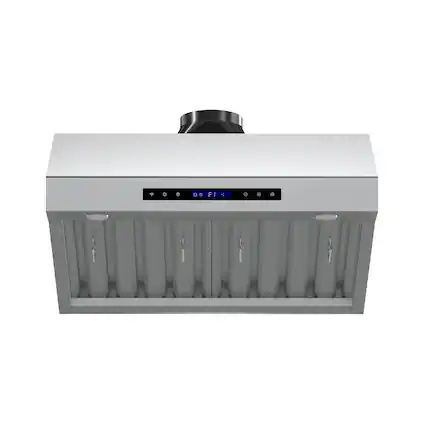 Front. Forno Appliances - Palazzo 30" Wall-Mounted Ducted Ventilation Range Hood - Silver.