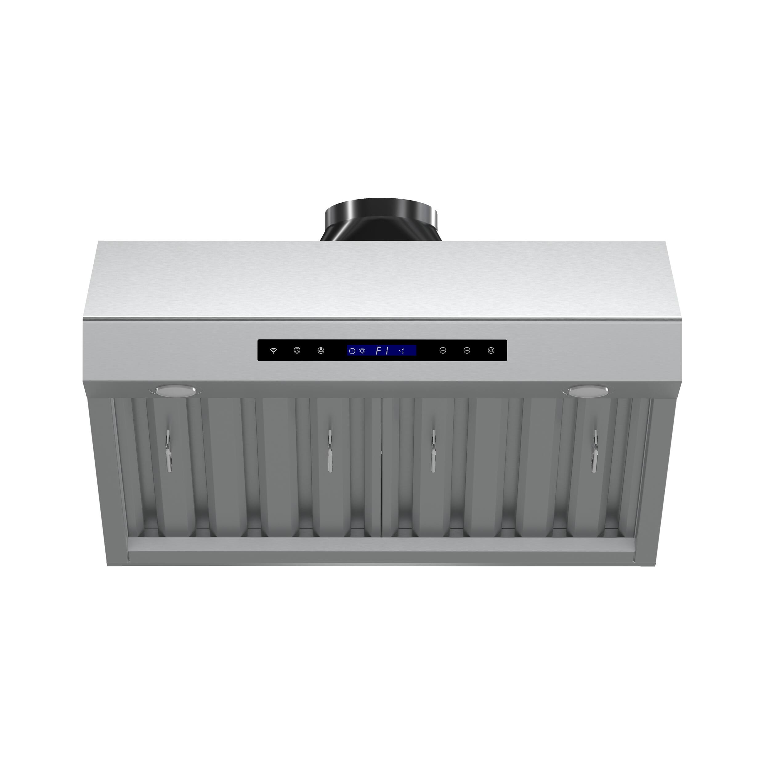 Front. Forno Appliances - Palazzo 30" Wall-Mounted Ducted Ventilation Range Hood - Silver.