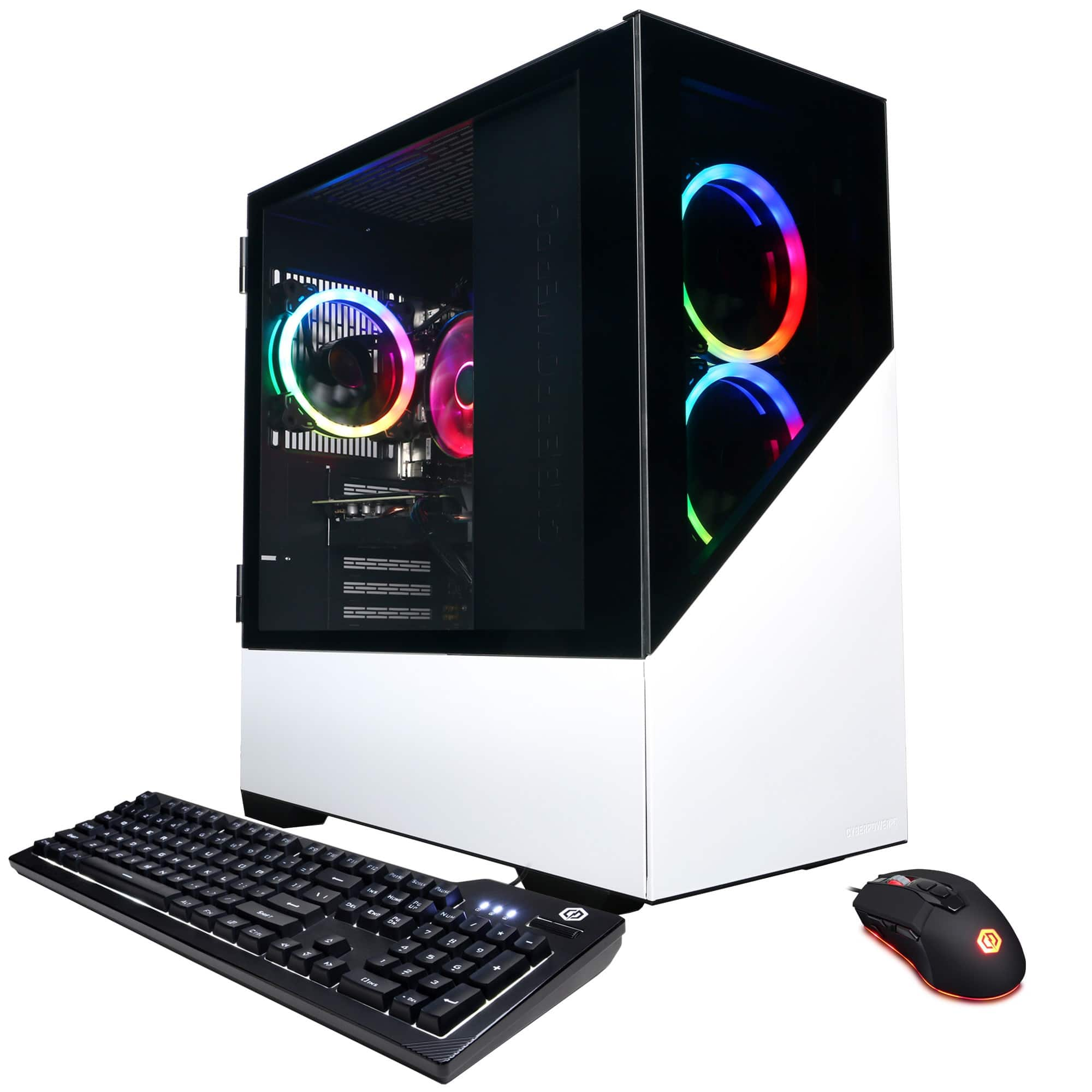 Best Buy: CyberPowerPC Gamer Master Gaming Desktop AMD Ryzen 5 5600X 16GB  Memory NVIDIA GeForce RTX 3060 1TB HDD + 500GB SSD White GMA4800BSTV10