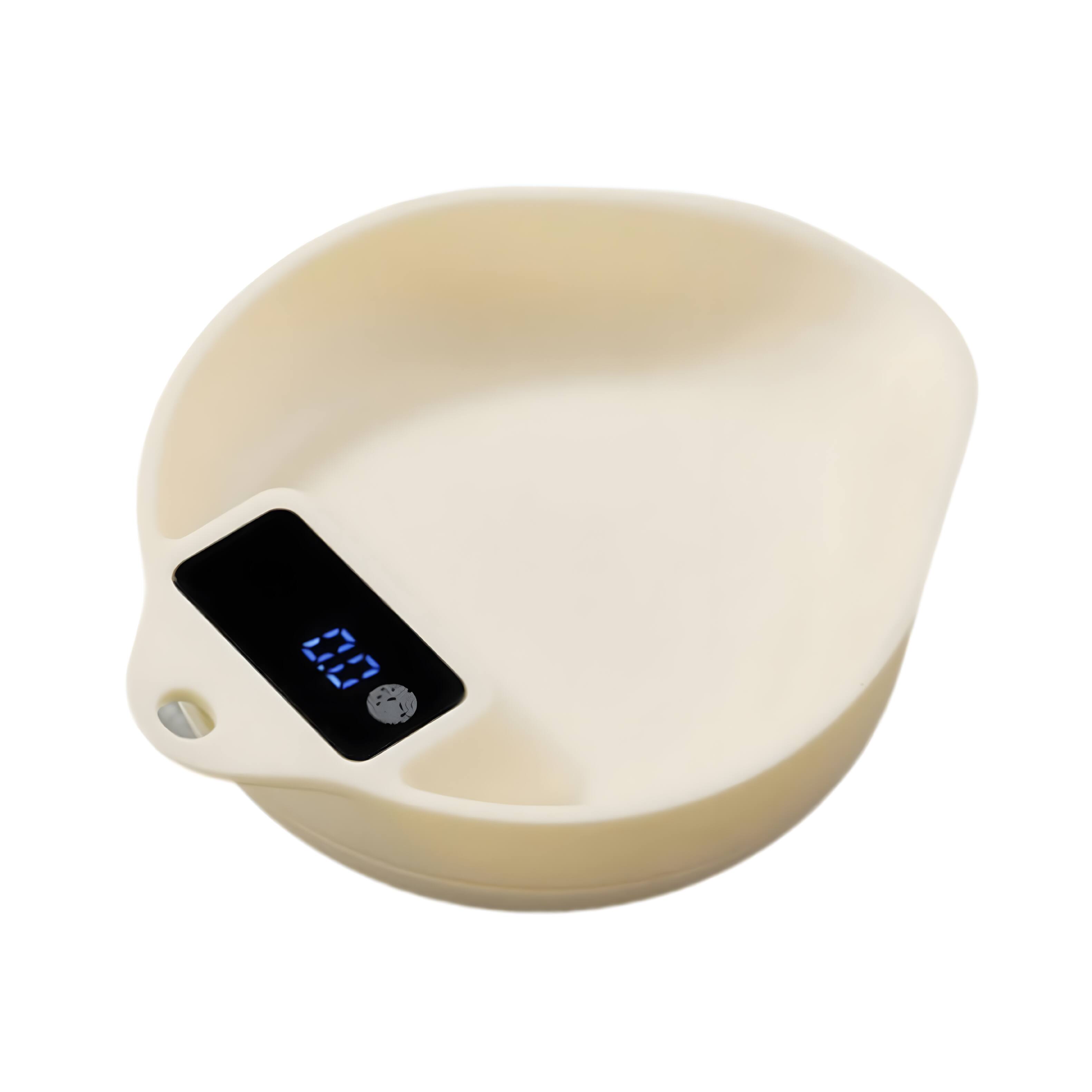 Front. Cluzine - ABS Coffee Bean Scale, 0.1g Precision, USB Rechargeable, with Touch Control.