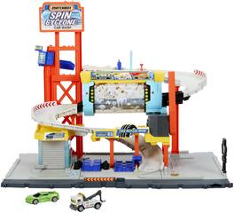 Mattel - Matchbox Spin Cyclone Car Wash - COLLECTIBLES - Multicolor
