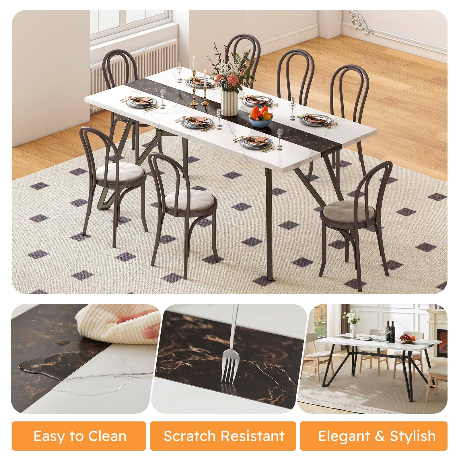 Easy to Clean  
Scratch Resistant  
Elegant & Stylish