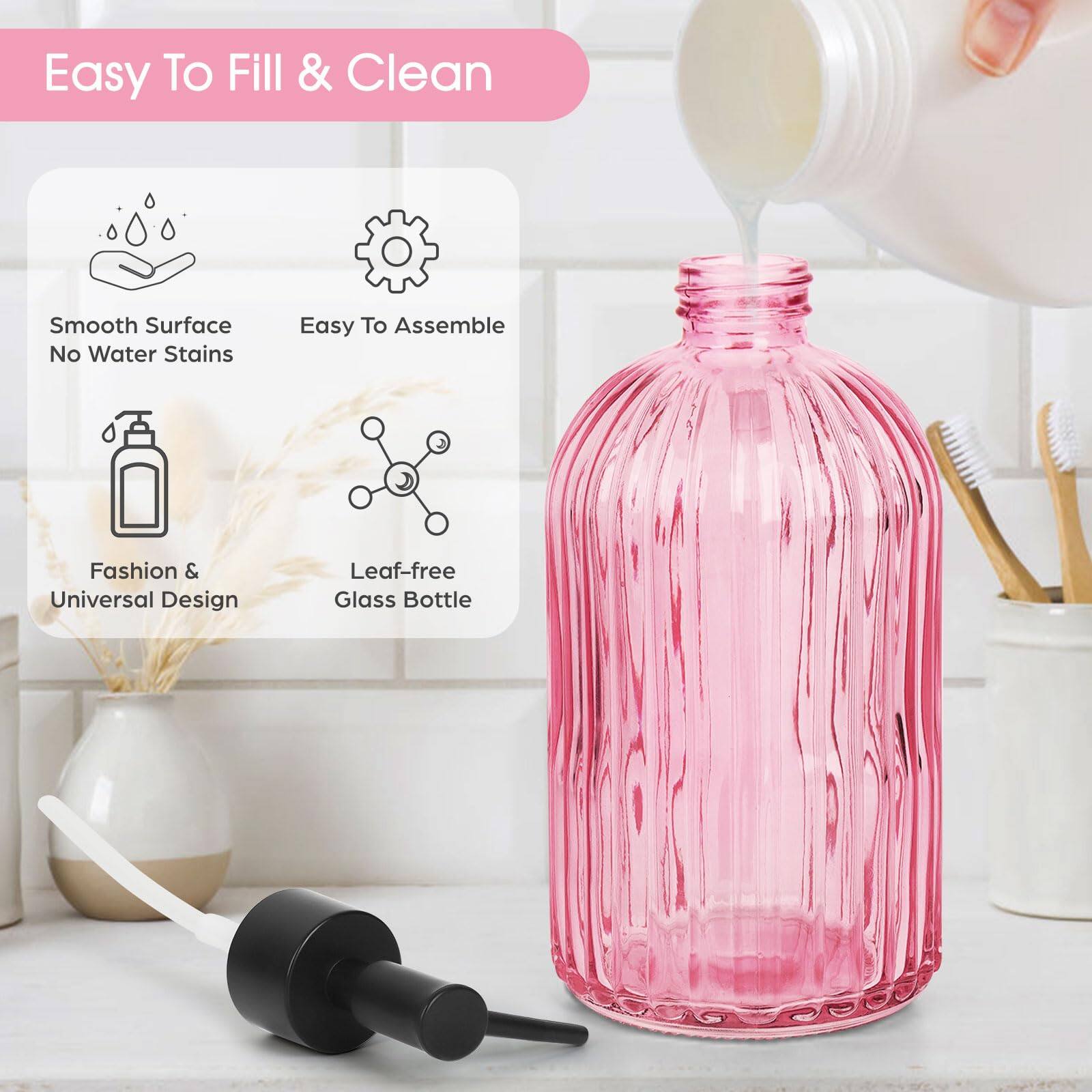 Easy To Fill & Clean

- Smooth Surface No Water Stains
- Easy To Assemble
- Fashion & Universal Design
- Leaf-free Glass Bottle