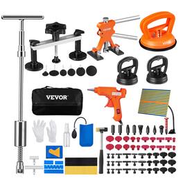 VEVOR - 107 PCS Dent Removal Kit, Paintless Dent Repair Kit with Golden Lifter, Bridge Puller, Slide Hammer T-bar Dent Puller