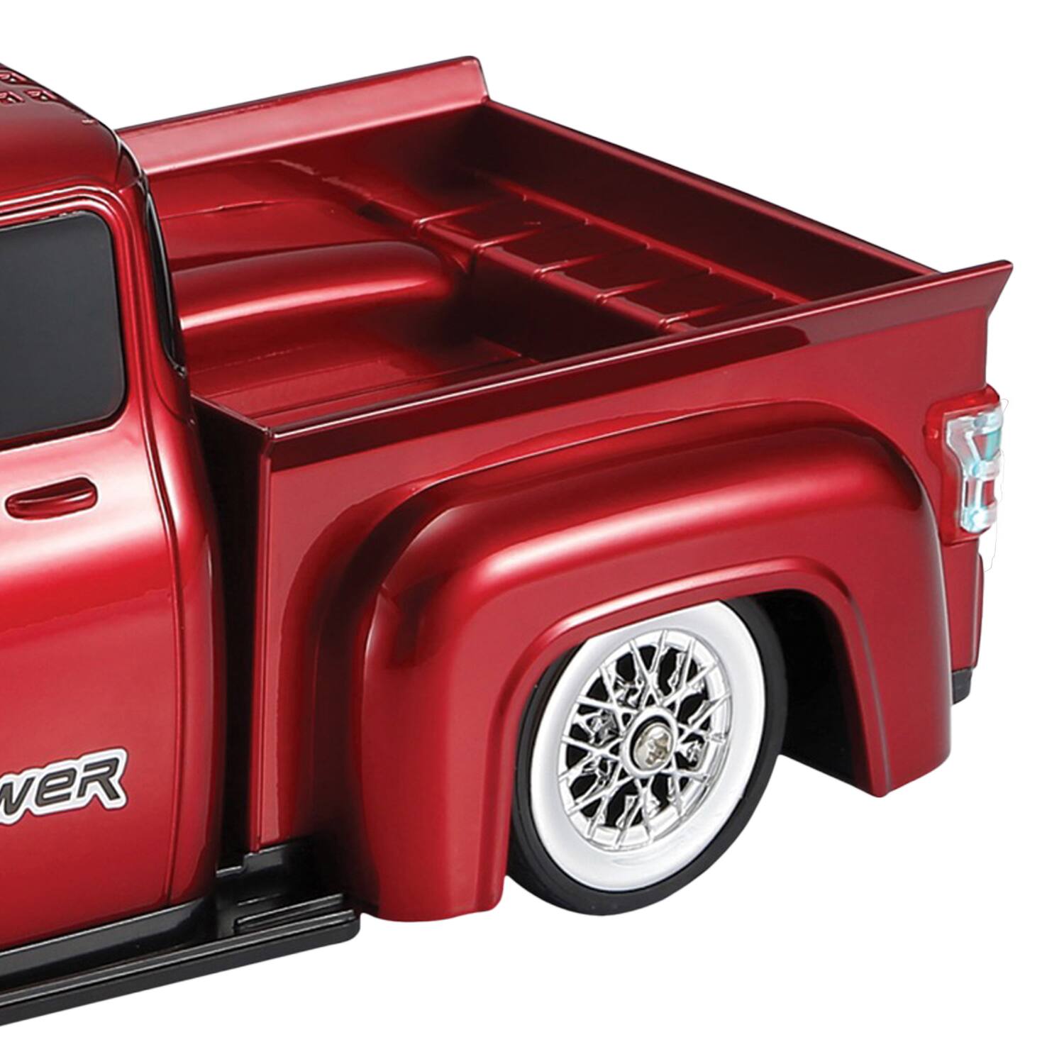 Back. AudioBox - SoundRides TRK-5600BT Retro Ride Low-Rider Truck Bluetooth Speaker with WaveSync and Lights - Red.