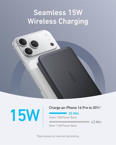 Anker MagGo Power Bank, Ultra Slim 10,000mAh Magnetic Battery Pack Anker MagGo Power Bank, Ultra Slim 10,000mAh Magnetic Battery Pack