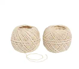 Kuchenprofi - Natural French Cooking Twine 164 Foot Roll for Roasting or Cooking, 2-Pack - White