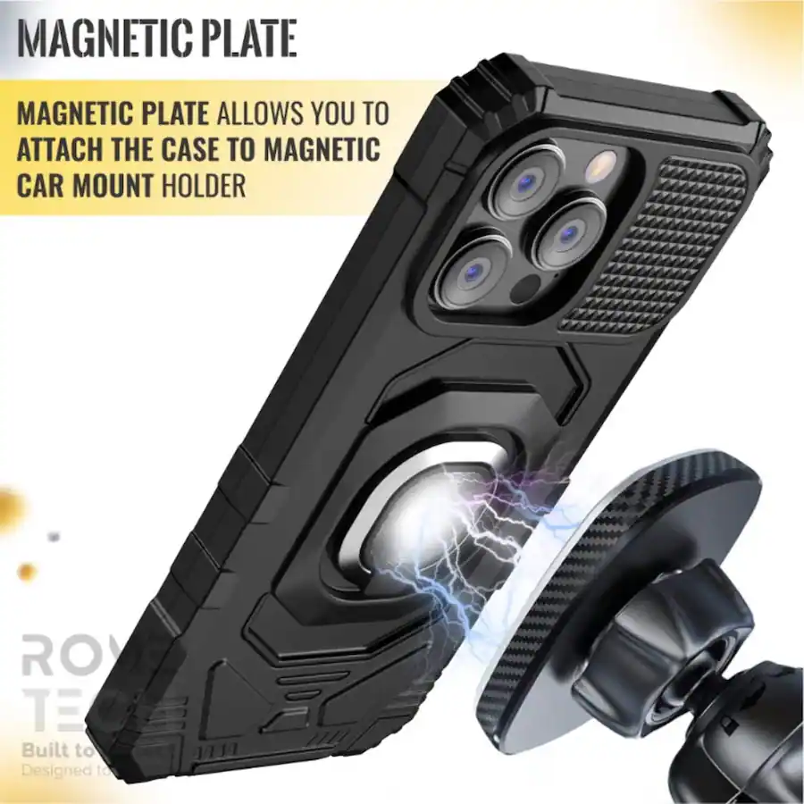 Eaa Absorb RomeTech Rome Tech Armor Case for iPhone 15 Pro Blue - Best Buy