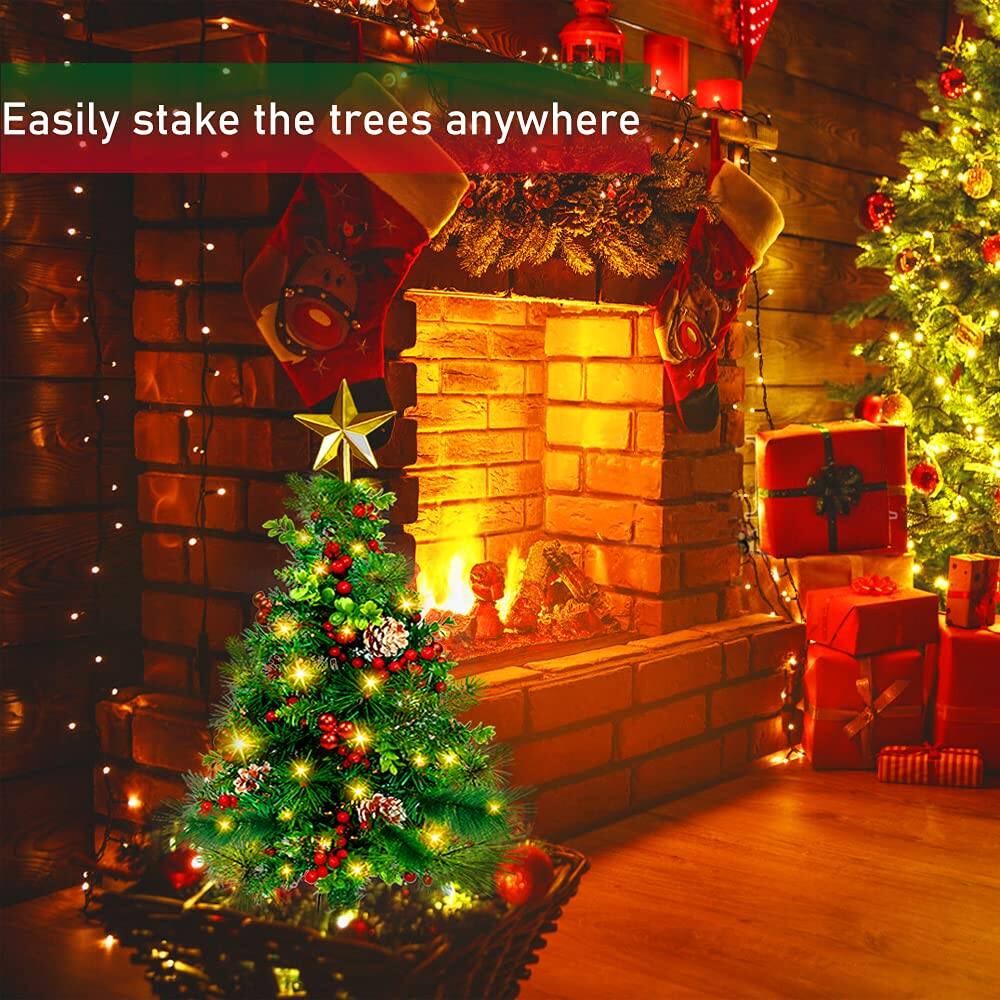 Easily stake the trees anywhere