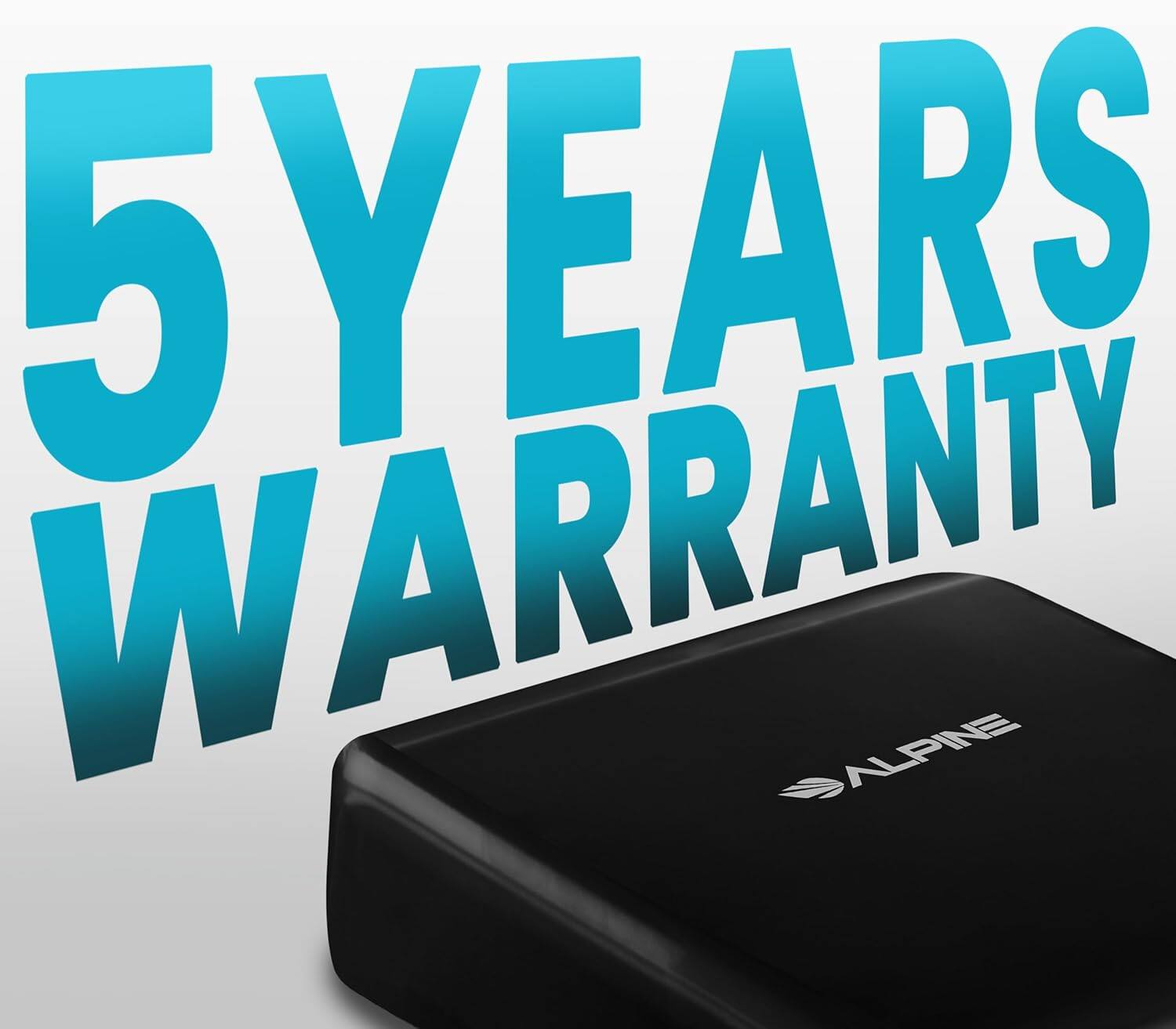 5 YEARS WARRANTY ALPINE