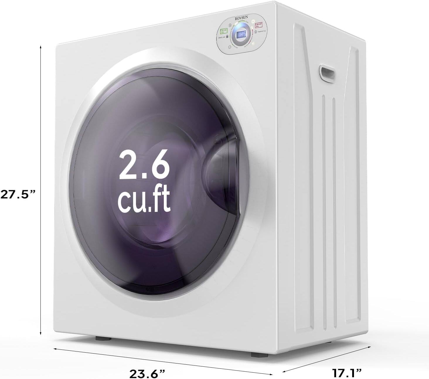 ROVSUN 27.5" 2.6 cu.ft 23.6" 17.1"