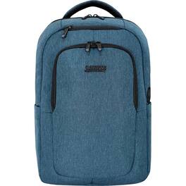 Urban Factory - CYCLEE CITY Carrying Case (Backpack) for 10.5" to 15.6" Notebook - Deep Blue, Shock - Light Blue