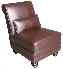 Serta - Copenhagen Bonded Leather Slipper Chair