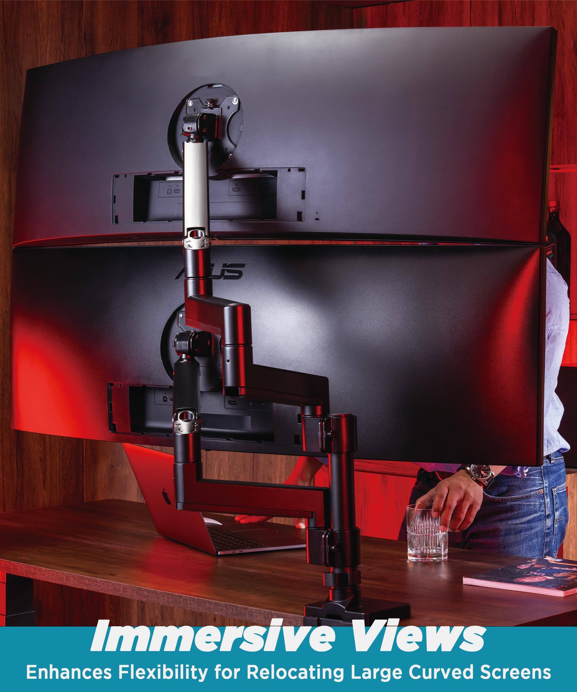 Immersive Views  
Enhances Flexibility for Relocating Large Curved Screens