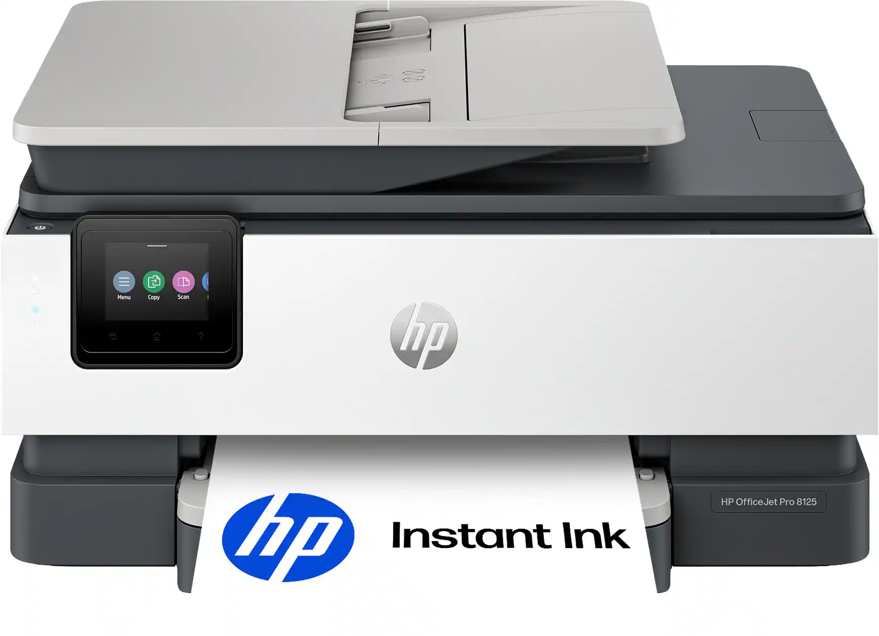 HP - OfficeJet Pro 8125 Wireless AI-Enabled All-in-One Inkjet Printer with 3 Months of Instant Ink - White