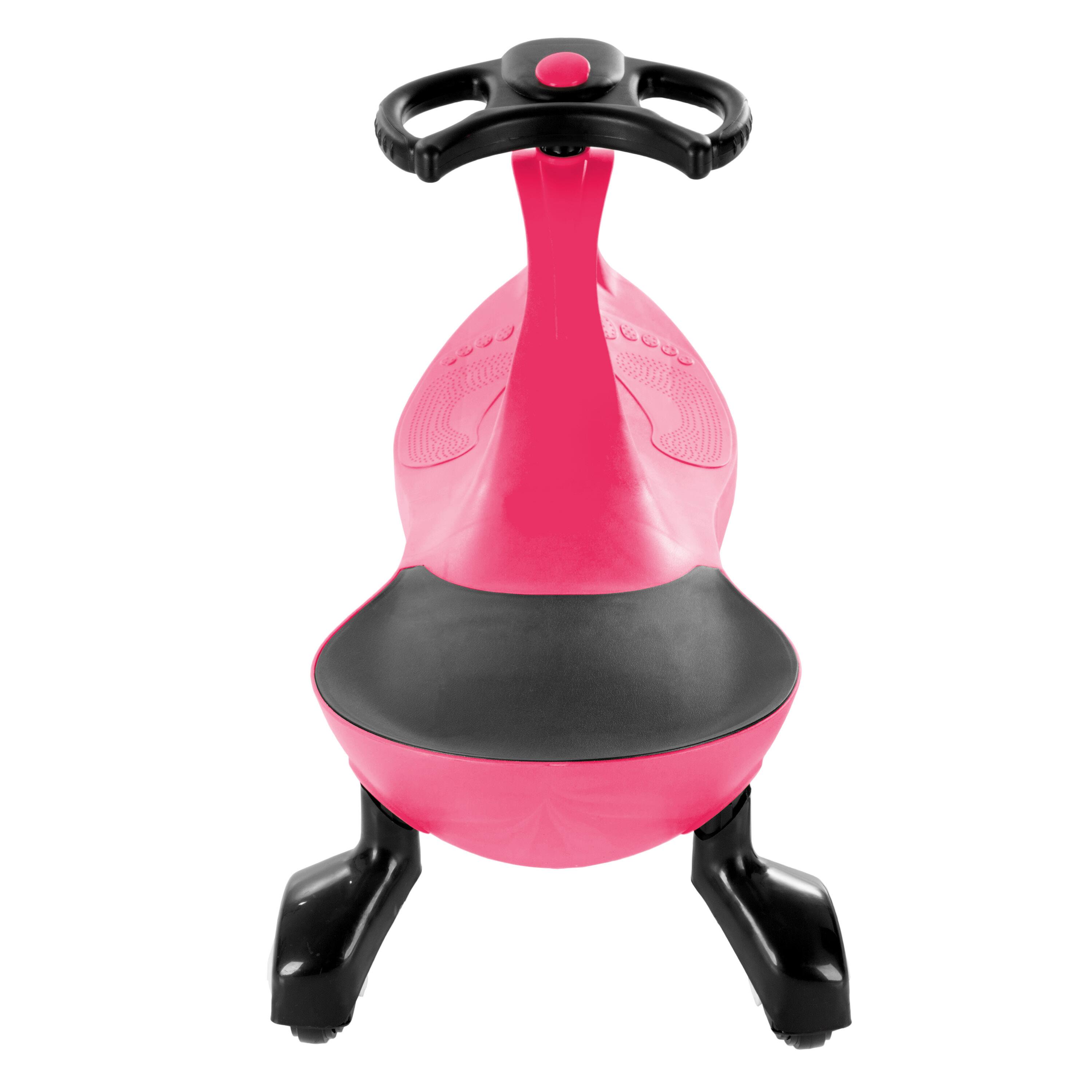 Angle. Lil Rider - Wiggle Car for Ages 3 and Up - Twist, Wiggle, and Go (Pink).