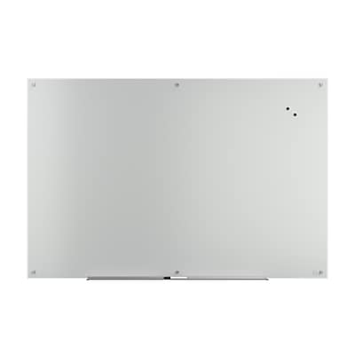 TRU RED - TRU RED™ Magnetic Tempered Glass Dry Erase Board, 6' x 4' - White