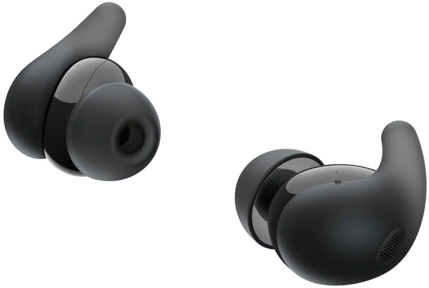 Angle. Sony - LinkBuds Fit True Wireless Noise Canceling Earbuds - Black.