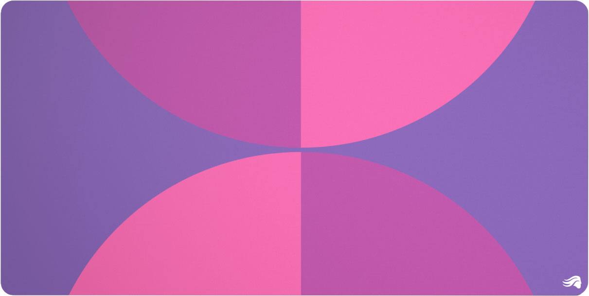 Front. Glorious - Edgeless Mouse Pad 2 XXL - Nebula.