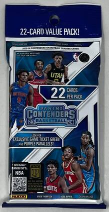 2023-24 Panini Contenders Basketball Value Pack