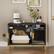 Alt View 11. Bestier - Concealed Cat Litter Box Cabinet with Charging Station Litter Mat and Cat Washroom - Black.