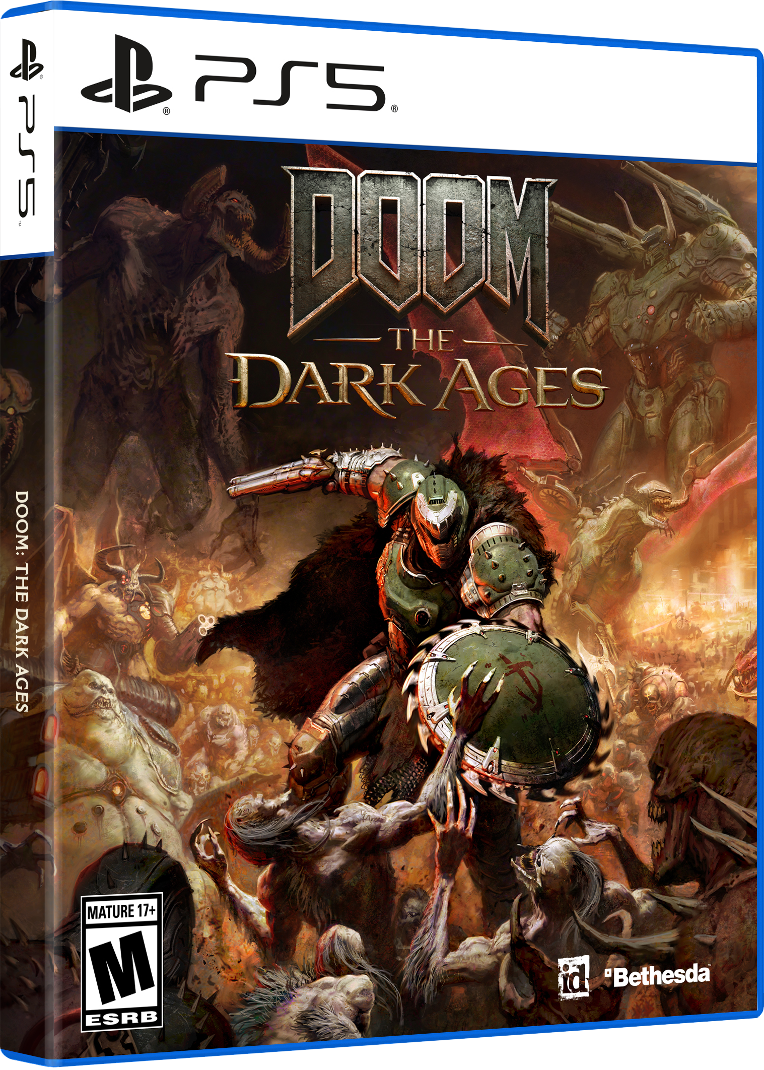 Doom: The Dark Ages is a video game that is available for the PlayStation 5 console. The game has a mature rating of 17+ and is published by Bethesda.