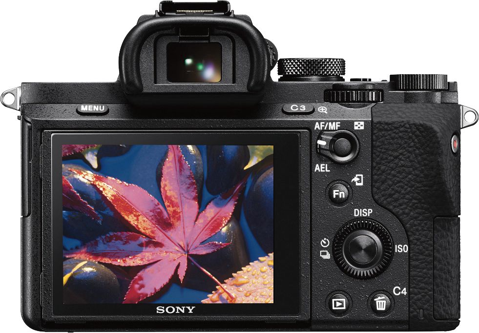 Back View: Sony - Alpha a7 II Full-Frame Mirrorless Video Camera (Body Only) - Black