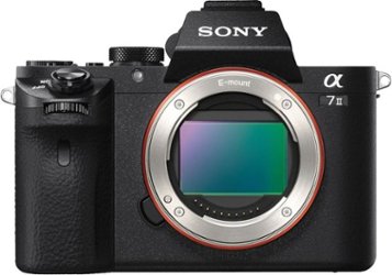 Sony - Alpha a7 II Full-Frame Mirrorless Video Camera (Body Only) - Black - Front_Zoom