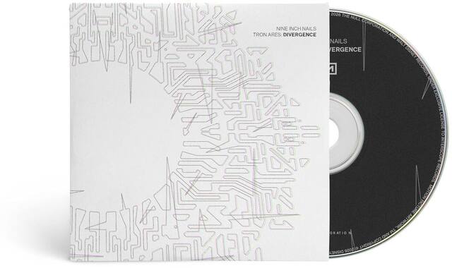 2026 THE NULL NINE INCH NAILS CORPORATION TRON ARES DIVERGENCE AND NAILS WALT DISNEY 1 RECORDS, UNDER EXCLUSIVE E LICENSE TO INTERSCOPE RECORDS. MOTION PICTURE ARTWORK, ORATIO N TM AND COPYRIGHT DISNEY 2026