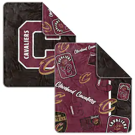 Logo Brands - Cleveland Cavaliers 50- x 60- Dream Weave Throw Blanket - Maroon