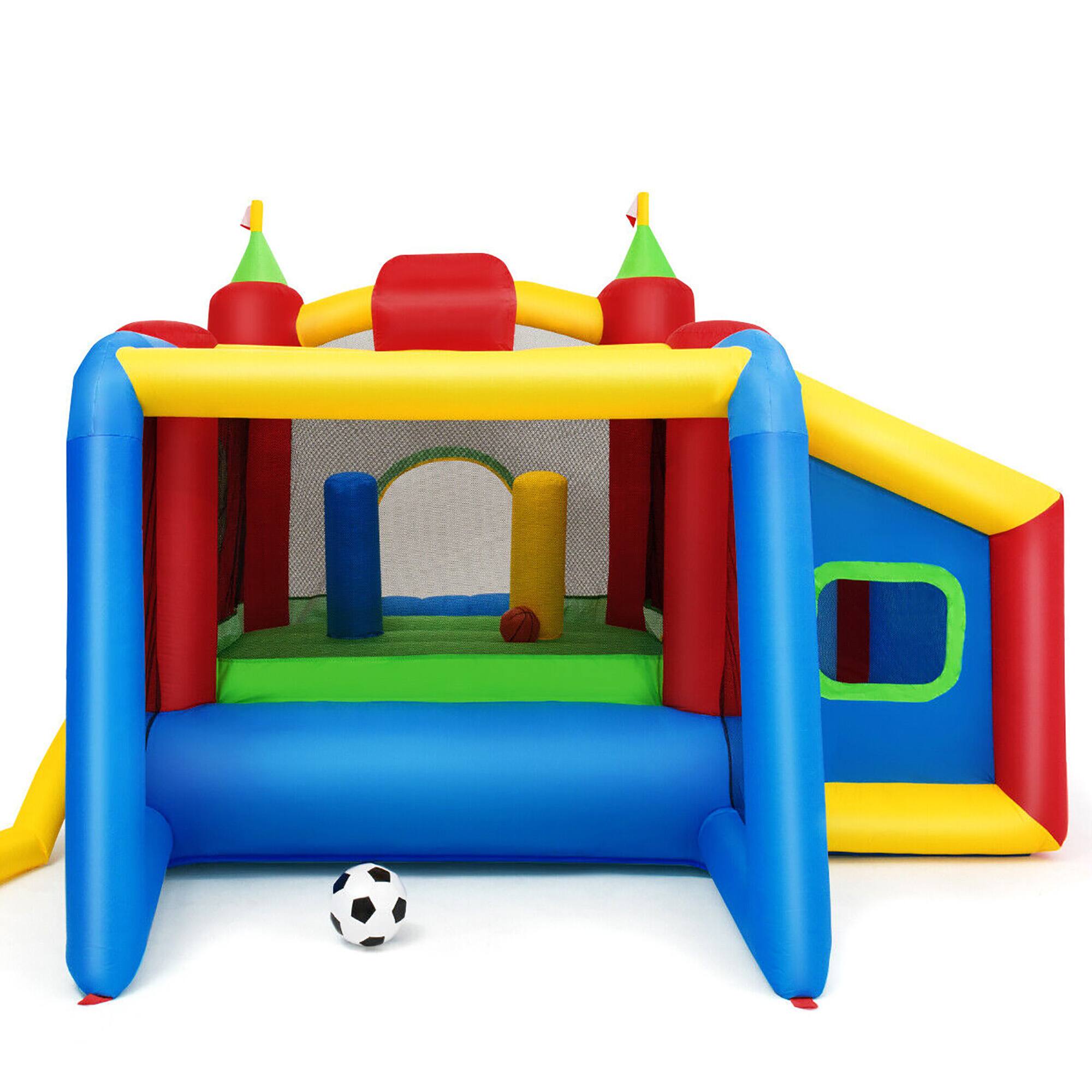 Alt View 9. Gymax - Gymax Kids Inflatable Bounce House Play Slide Jumping Castle Ball Pit with 550W Blower.