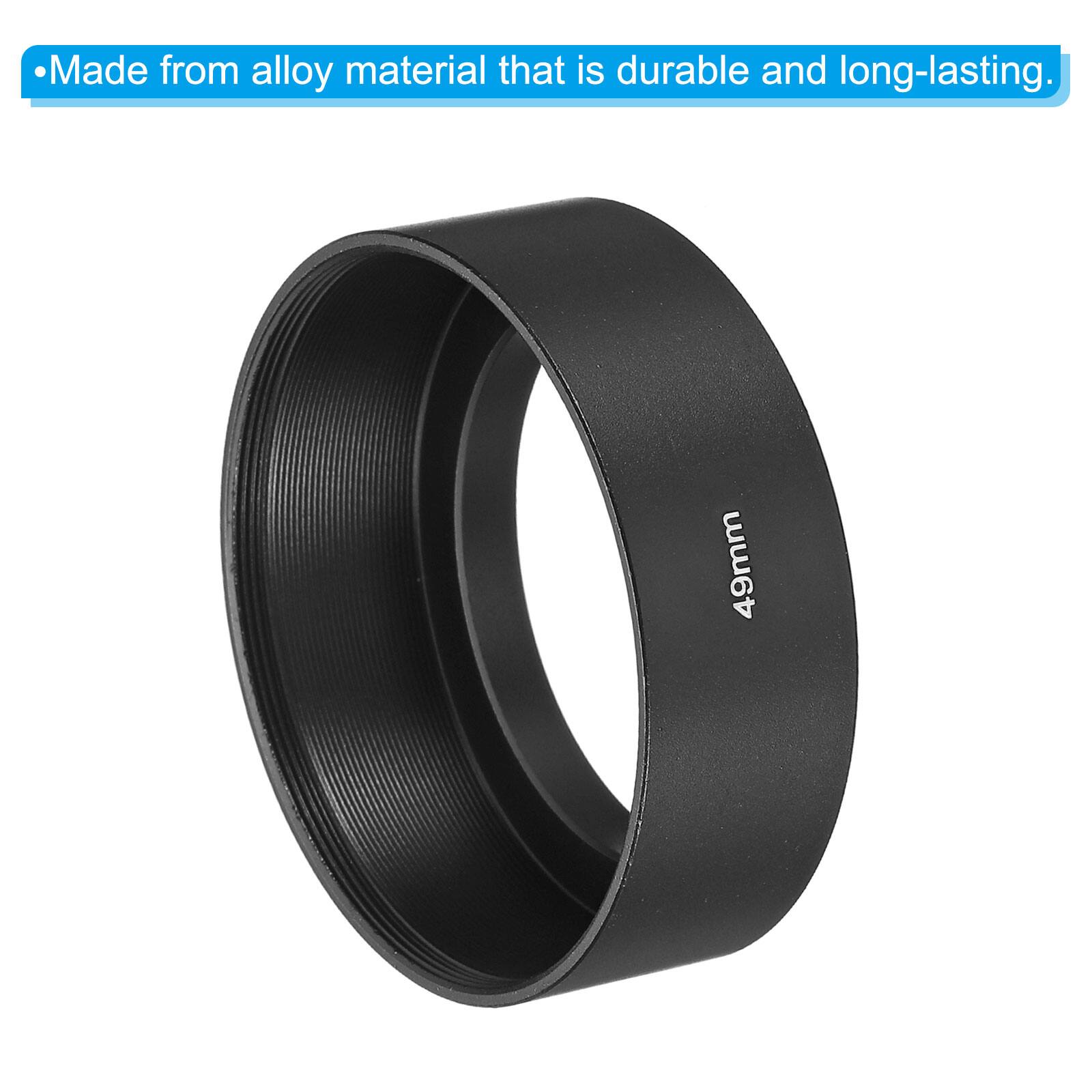 Made from alloy material that is durable and long-lasting. 49mm