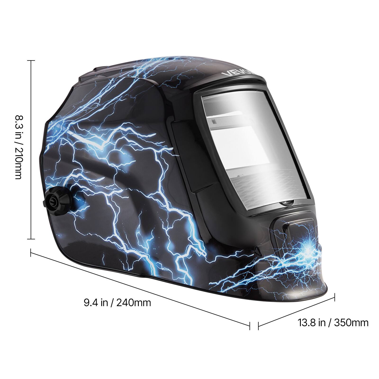 VEVS 8.3 in / 210mm  
9.4 in / 240mm  
13.8 in / 350mm